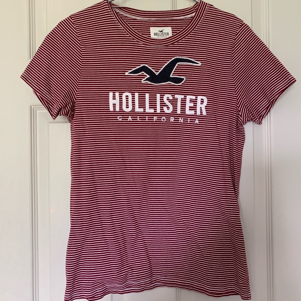 💙🍒HOLLISTER RED, WHITE & BLUE TEE🍒💙